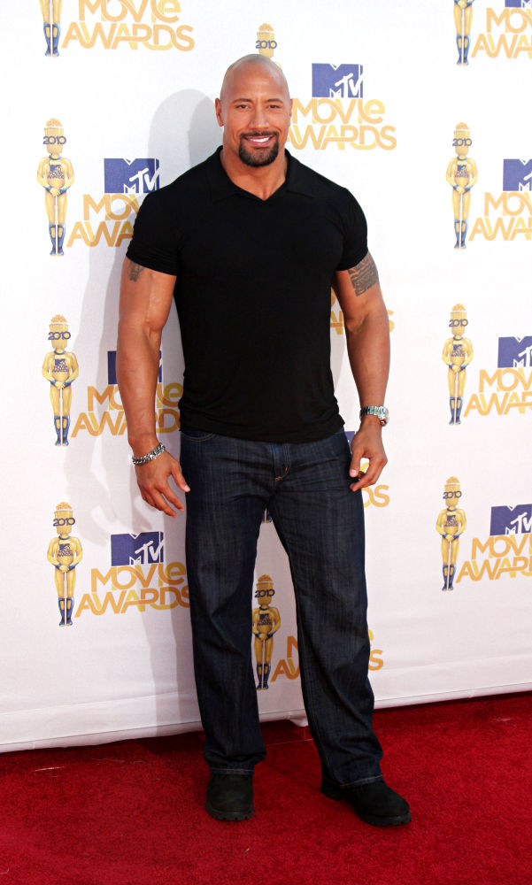 The Rock;<br>2010 MTV Movie Awards - Arrivals