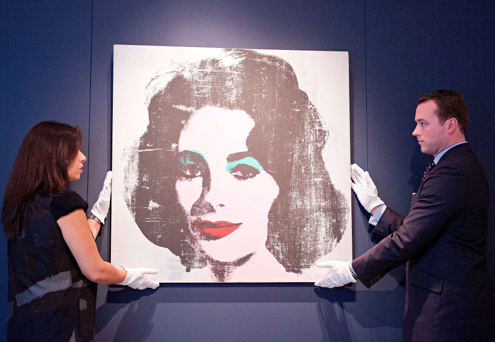 Elizabeth Taylor<br>A Portrait of Elizabeth Taylor by Andy Warhol
