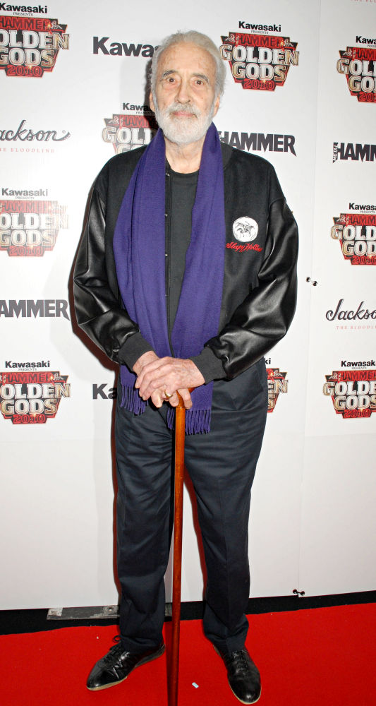 Christopher Lee;<br>The Metal Hammer Golden Gods Awards