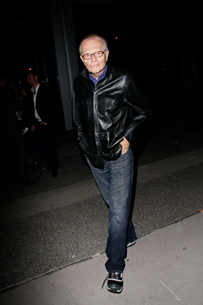 Larry King;<br>Larry King Outside BOA Steakhouse
