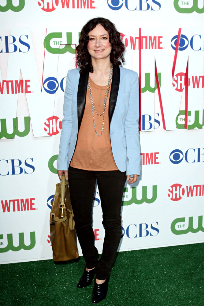Sara Gilbert;<br>2010 CBS, CW, Showtime Summer Press Tour Party