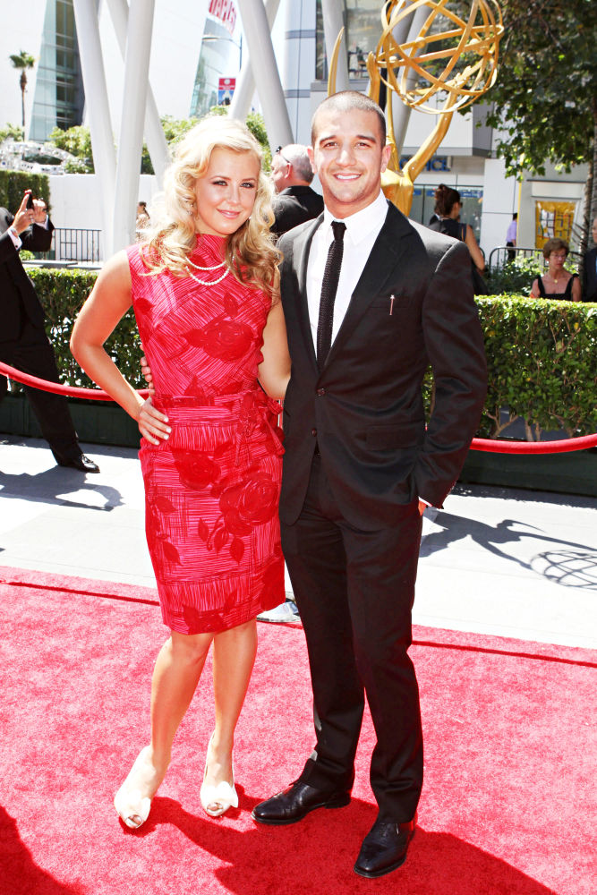Chelsie Hightower;Mark Ballas;<br>2010 Creative Arts Emmy Awards - Arrivals