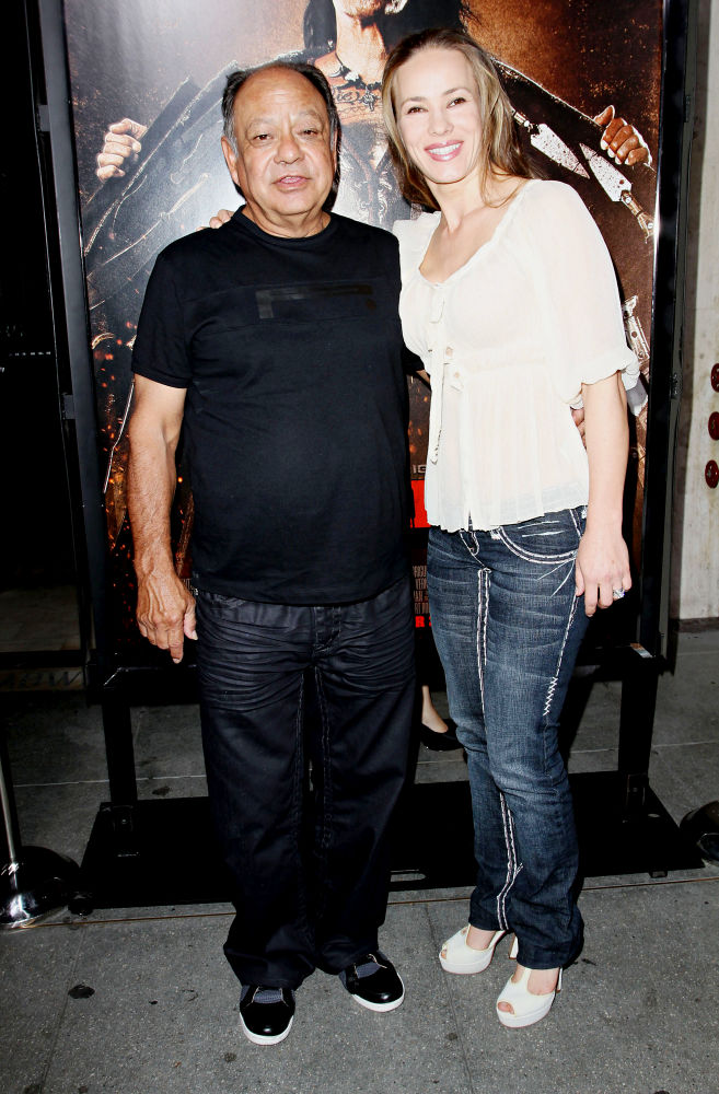 Cheech Marin;Natasha Rubin;<br>The LA Premiere of 'Machete'