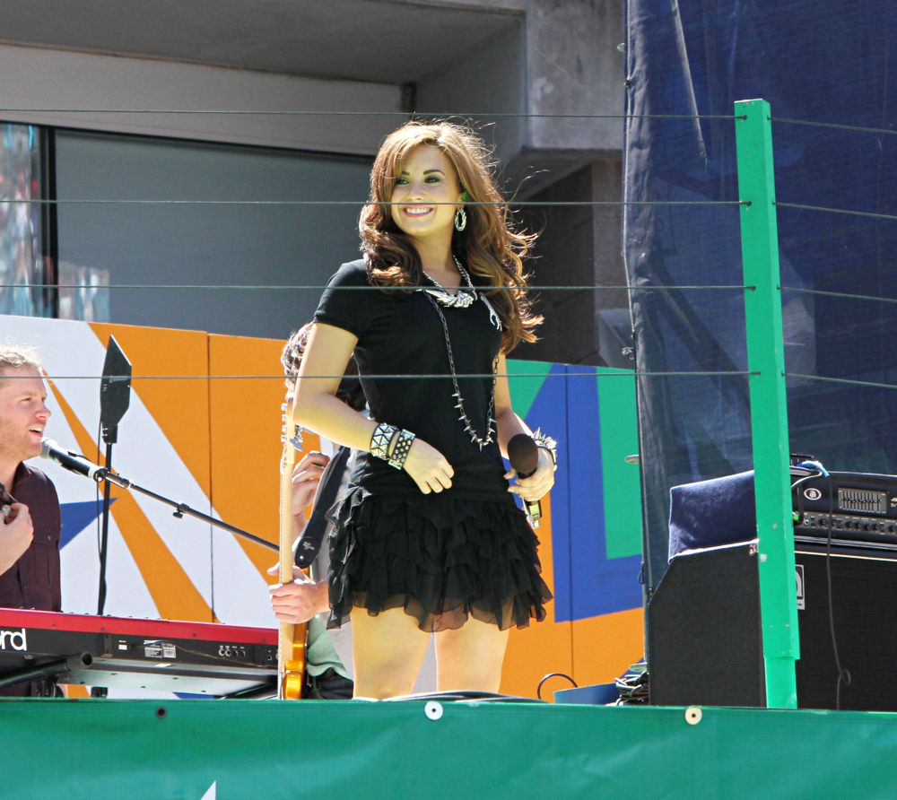 Demi Lovato;<br>2010 US Open Arthur Ashe Kids Day