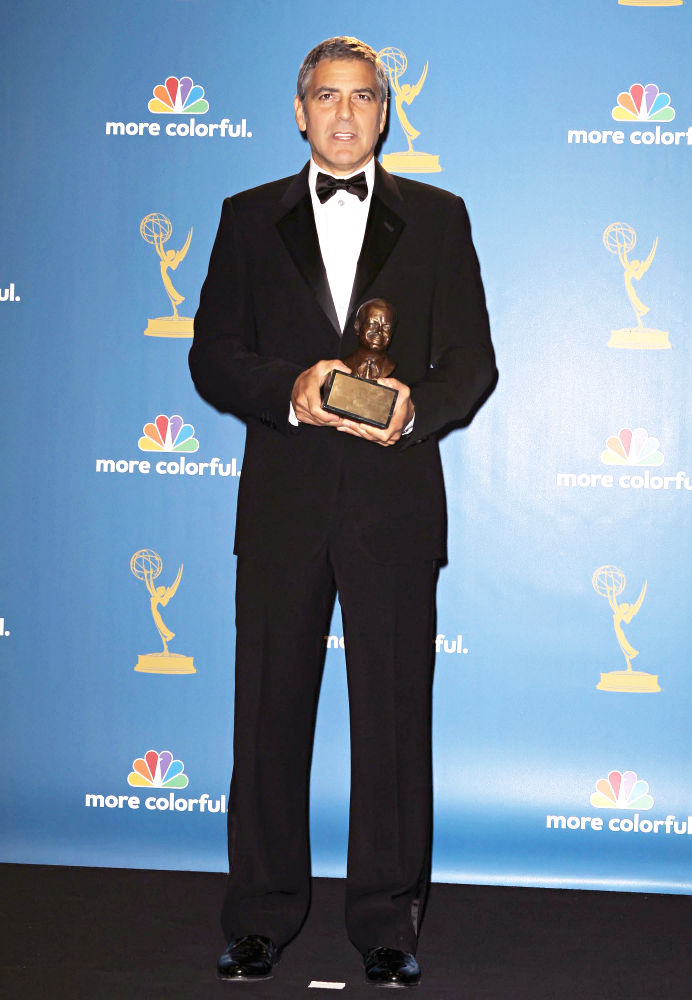 George Clooney;<br>The 62nd Annual Primetime Emmy Awards - Press Room