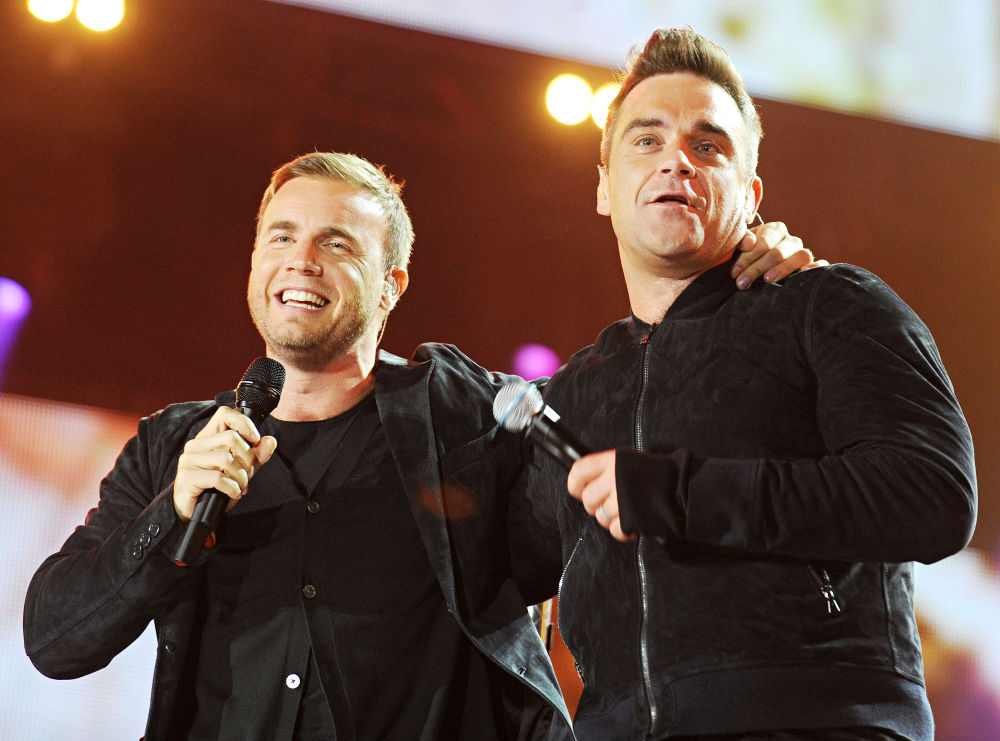 Gary Barlow;Robbie Williams;<br>Heroes Concert