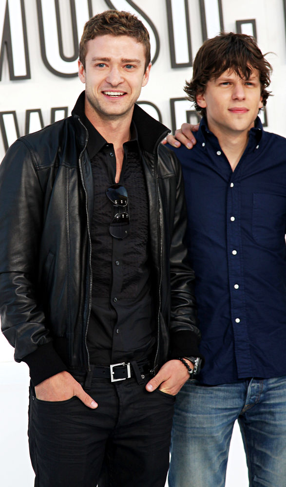 Justin Timberlake;Jesse Eisenberg;<br>The 2010 MTV Video Music Awards (MTV VMAs) - Arrivals