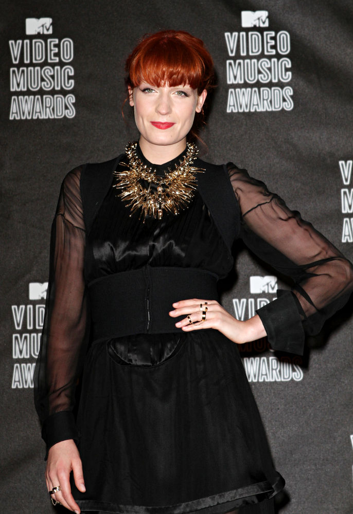 Florence Welch;Florence and the Machine;<br>The 2010 MTV Video Music Awards (MTV VMAs) - Press Room