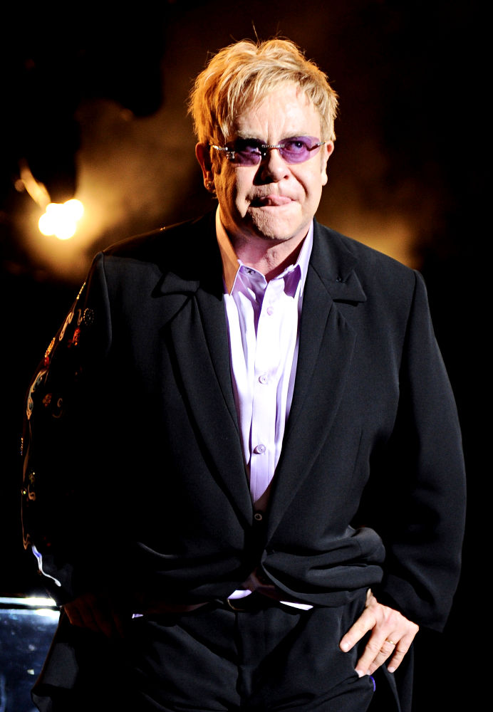 Elton John;<br>Elton John Performs at Teatro degli Arcimboldi