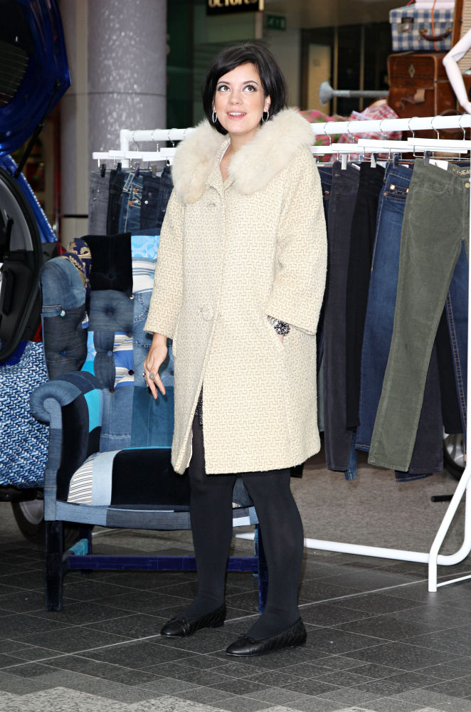 Lily Allen;<br>London Fashion Week Spring/Summer 2011- Lily Allen Launches The Car Boot Fair