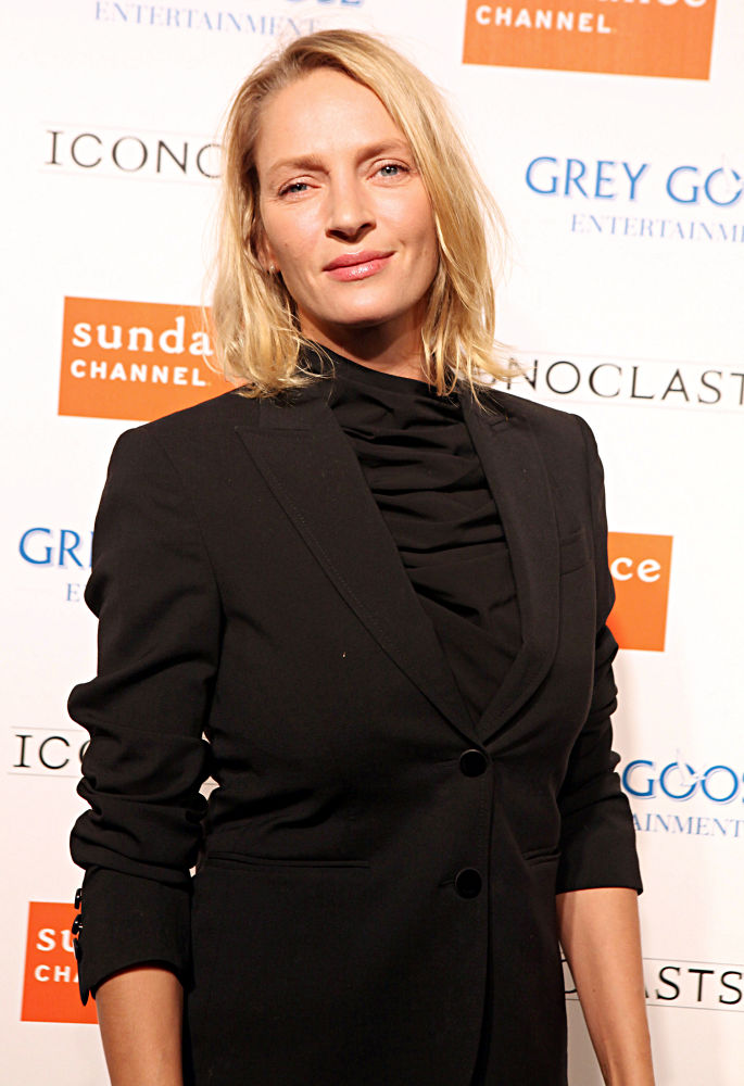 Uma Thurman;<br>Grey Goose Entertainment Celebrates Sundance Channel's Fifth Season of 'Iconoclasts'