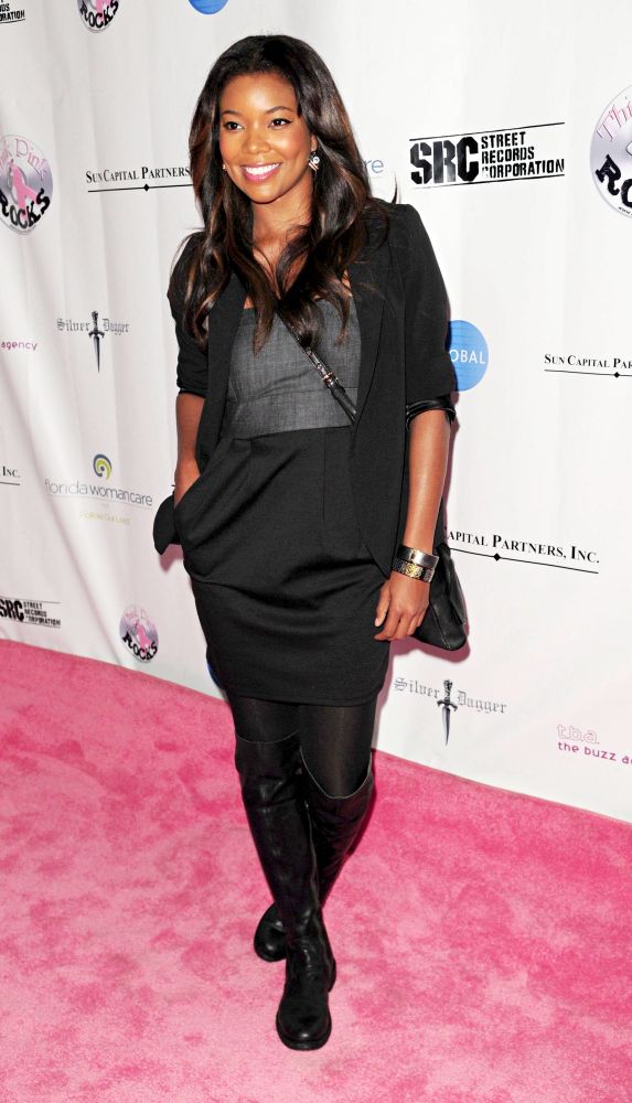 Gabrielle Union;<br>Think Pink Rocks Concert to Benefit Breast Cancer Research Charities