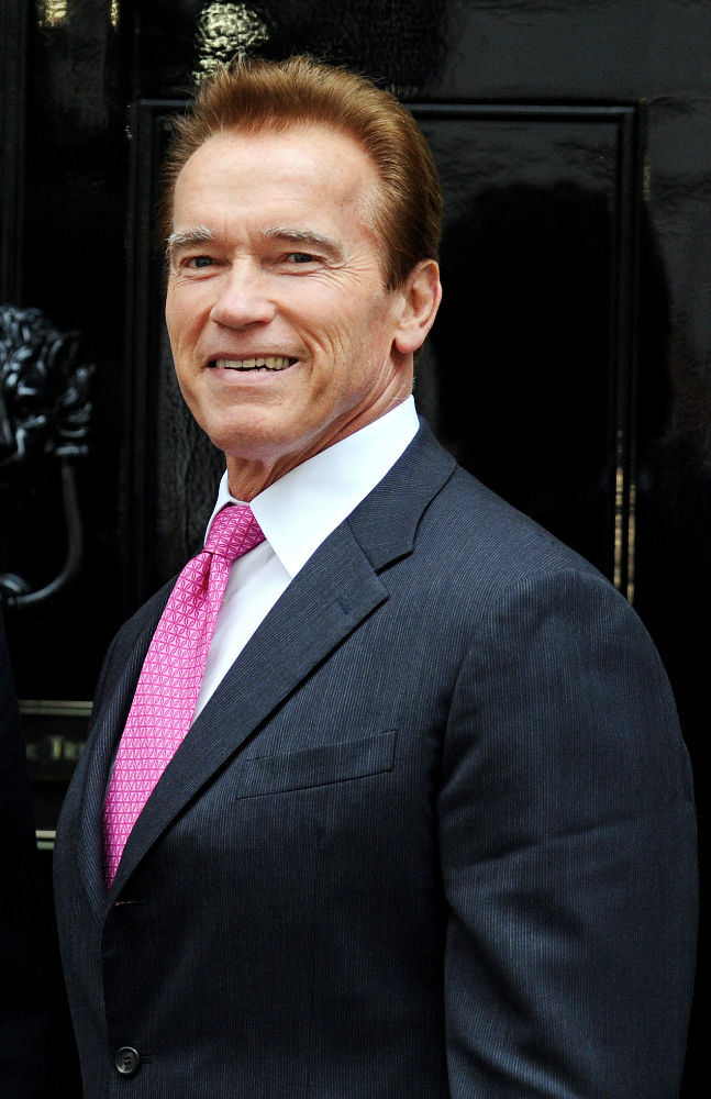 Arnold Schwarzenegger;<br>Arnold Schwarzenegger Arrives at 10 Downing Street for A Meeting with Prime Minister David Cameron