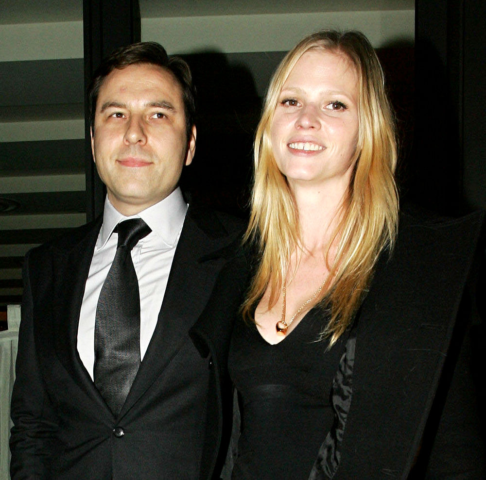 David Walliams;Lara Stone;<br>David Walliams and Lara Stone Leave C London Restaurant