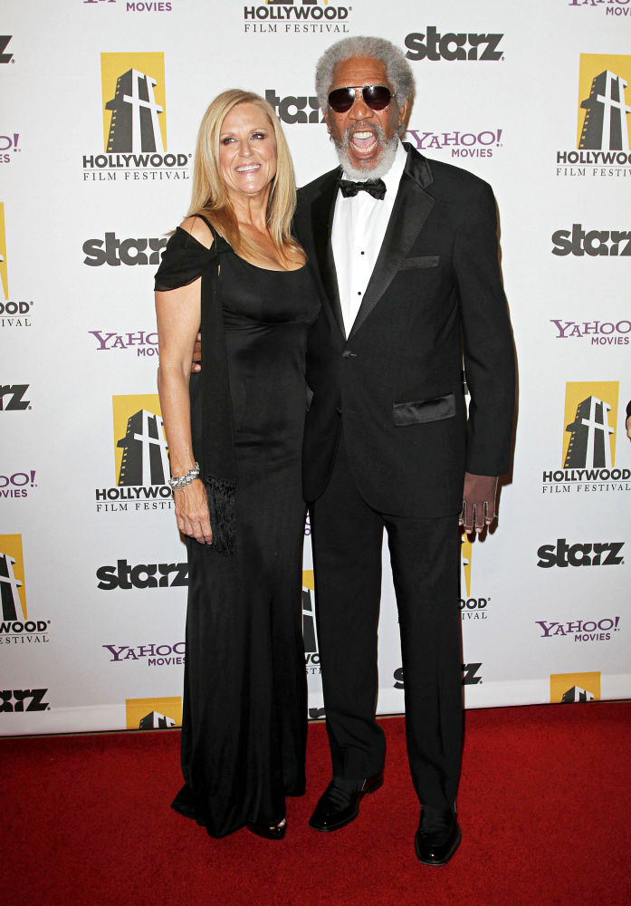 Lori McCreary;Morgan Freeman;<br>14th Annual Hollywood Awards Gala Presented by Starz