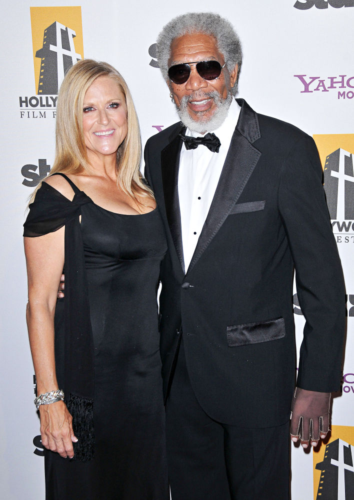 Lori McCreary;Morgan Freeman;<br>14th Annual Hollywood Awards Gala Presented by Starz