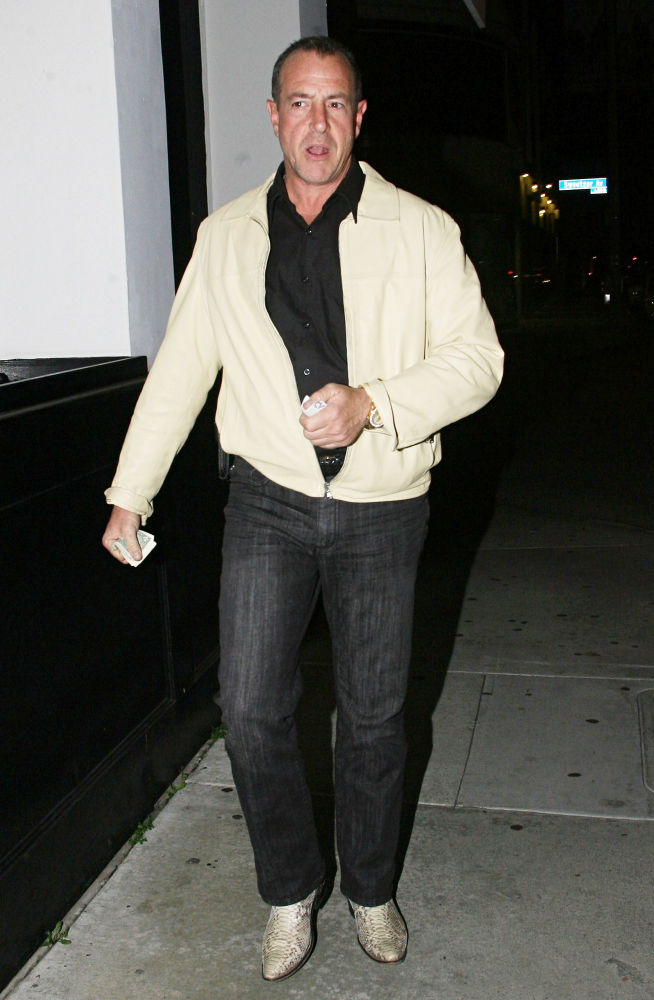 Michael Lohan;<br>Michael Lohan Leaving Philippe Chow Restaurant with A Friend