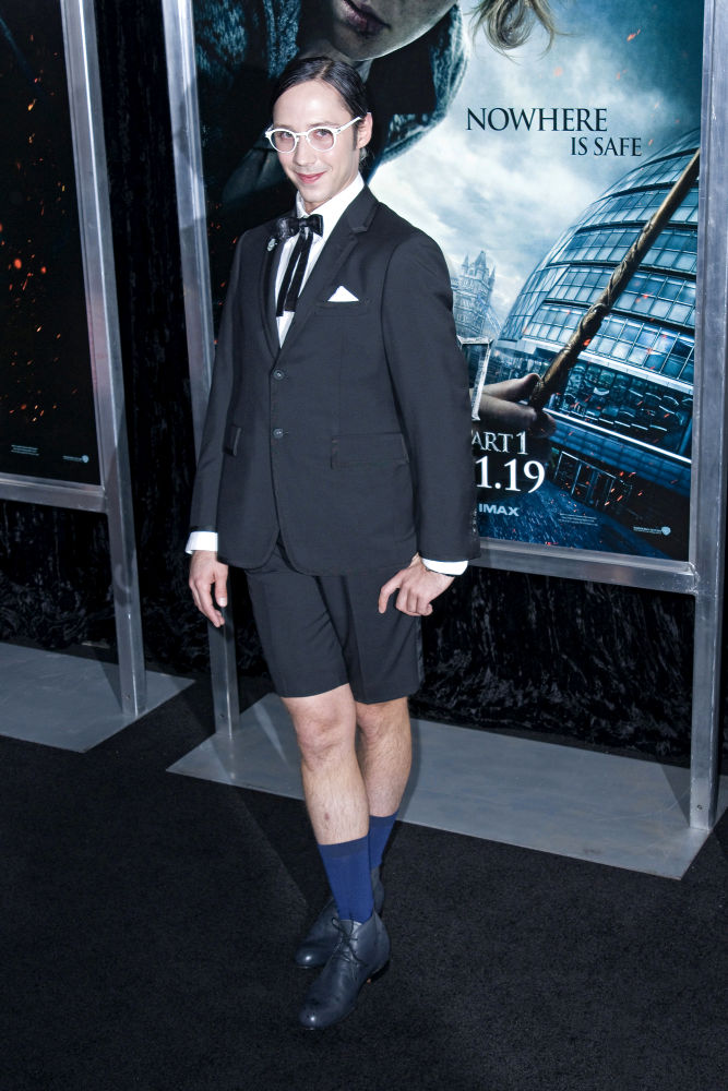 Johnny Weir;<br>The Premiere of 'Harry Potter and the Deathly Hallows: Part I'
