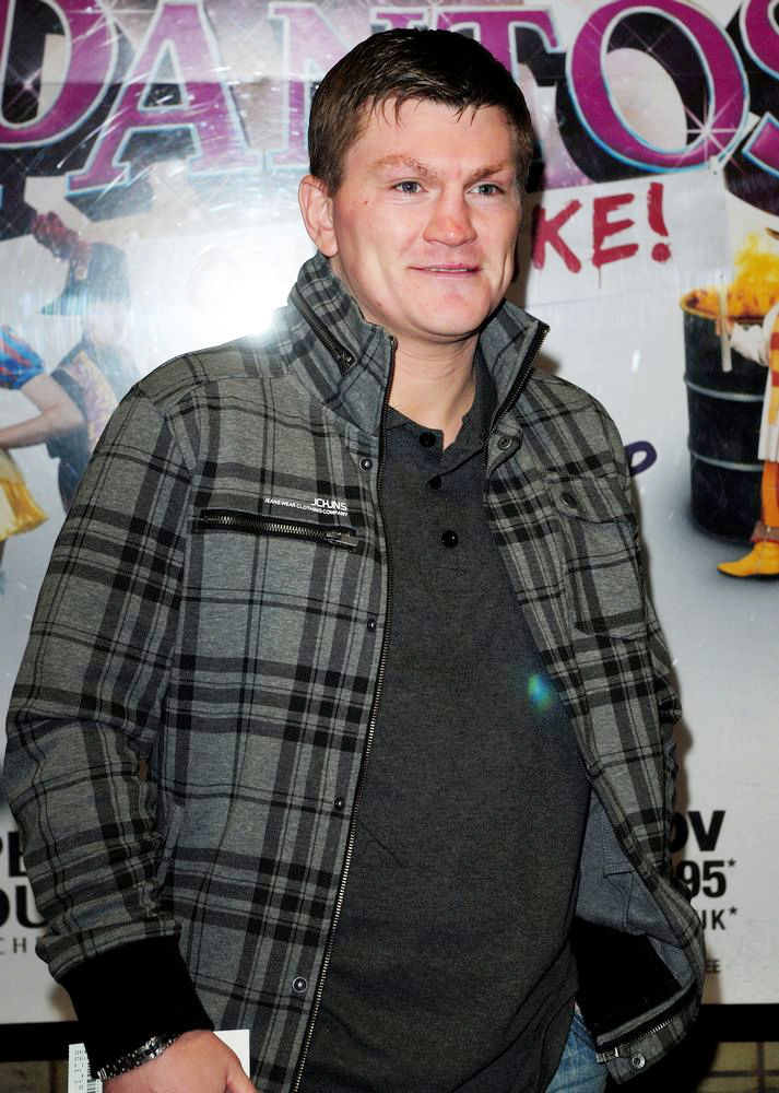 Ricky Hatton;<br>'Pantos on Strike' - Arrivals