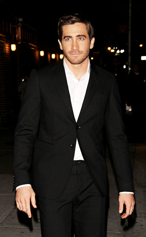 Jake Gyllenhaal;<br>Jake Gyllenhaal at The Ed Sullivan Theatre for 'The Late Show' with David Letterman