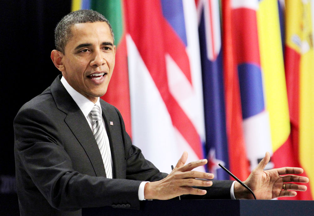 Barack Obama;<br>Barack Obama Attends The Lisbon Nato Summit