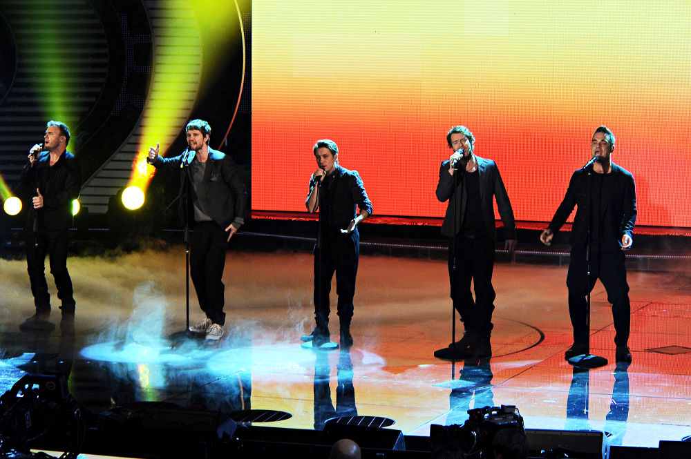 Take That;<br>Final of 'The X Factor'