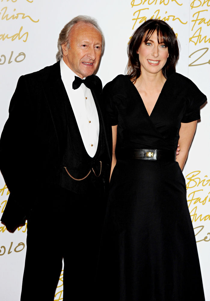 Harold Tillman;Samantha Cameron;<br>The British Fashion Awards 2010 - Arrivals