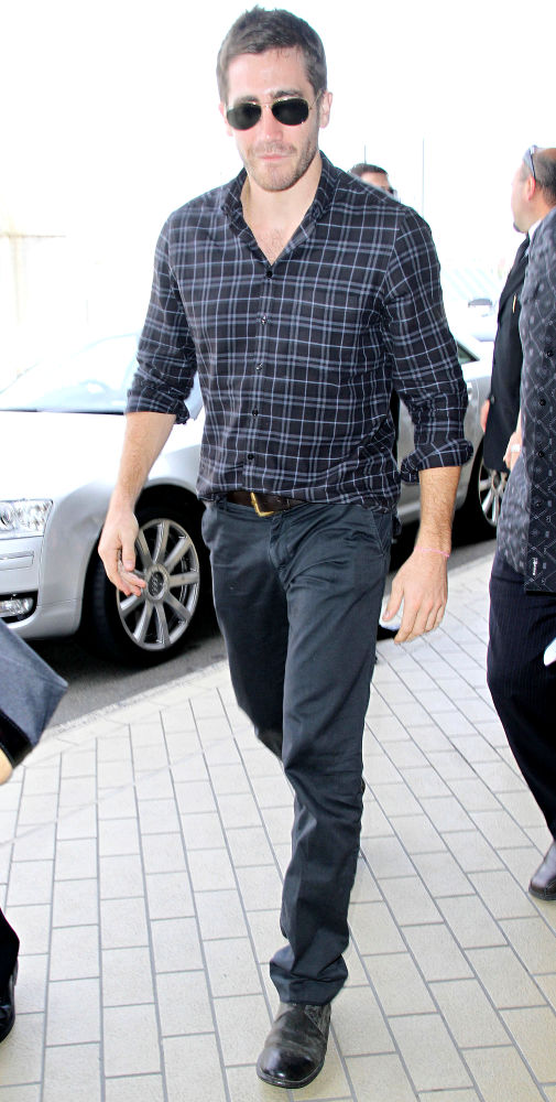 Jake Gyllenhaal;<br>Jake Gyllenhaal Leaves Sydney International Airport
