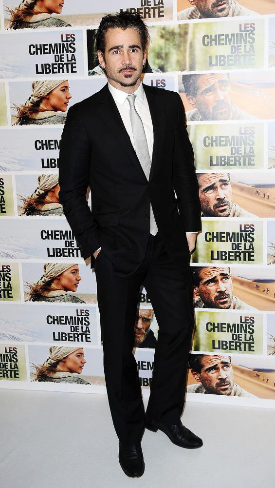 Colin Farrell;<br>The Paris Premiere of 'The Way Back'