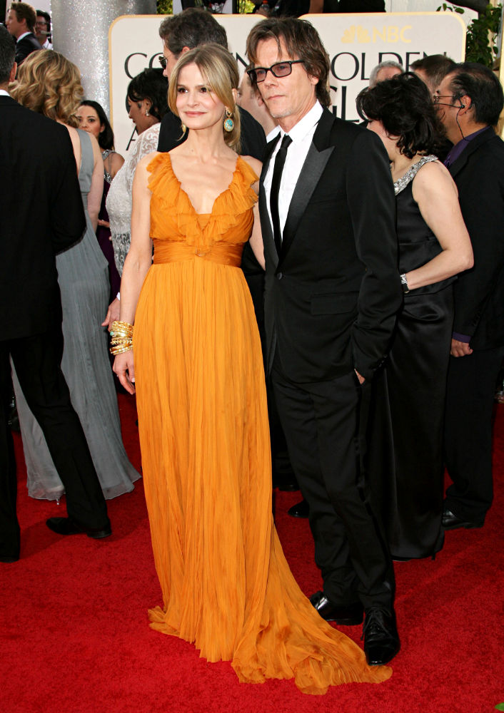 Kyra Sedgwick;Kevin Bacon;<br>68th Annual Golden Globe Awards - Arrivals