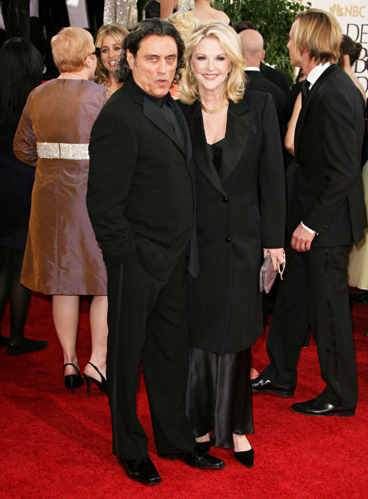 Ian McShane;Gwen Humble<br>68th Annual Golden Globe Awards - Arrivals