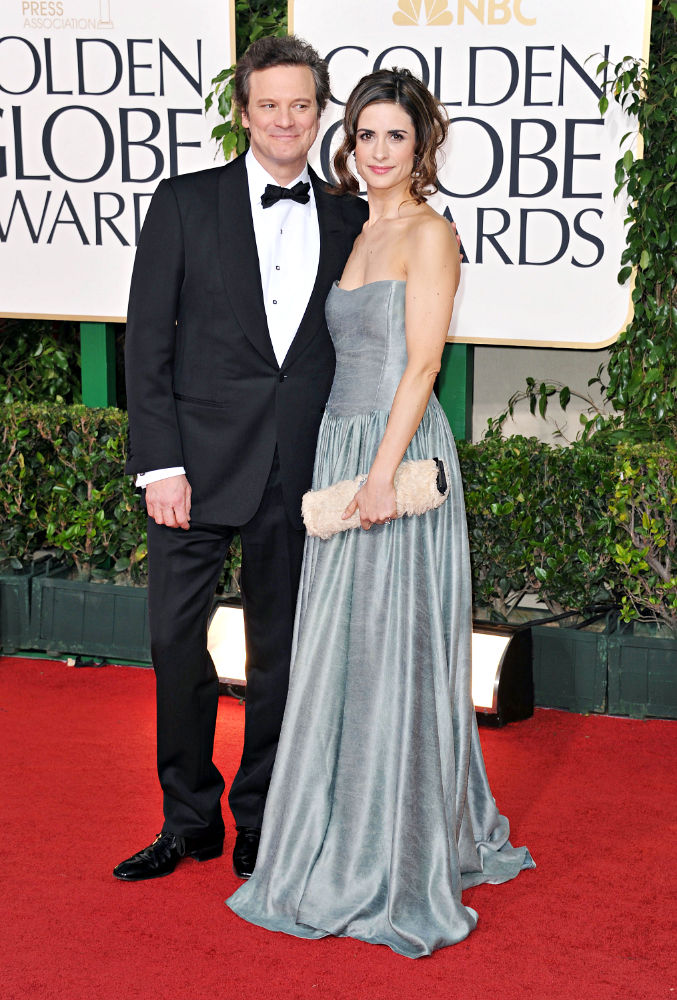 Colin Firth;Livia Giuggioli;<br>68th Annual Golden Globe Awards - Arrivals