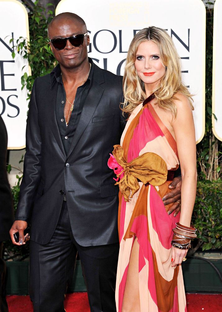 Seal;Heidi Klum;<br>68th Annual Golden Globe Awards - Arrivals