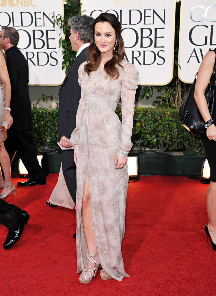 Leighton Meester;<br>68th Annual Golden Globe Awards - Arrivals