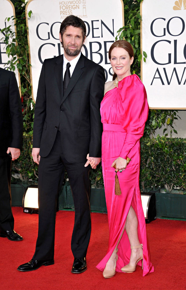 Bart Freundlich;Julianne Moore;<br>68th Annual Golden Globe Awards - Arrivals