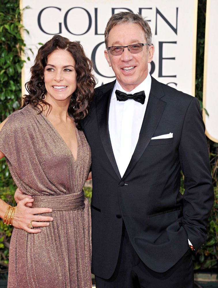 Jane Hajduk;Tim Allen;<br>68th Annual Golden Globe Awards - Arrivals