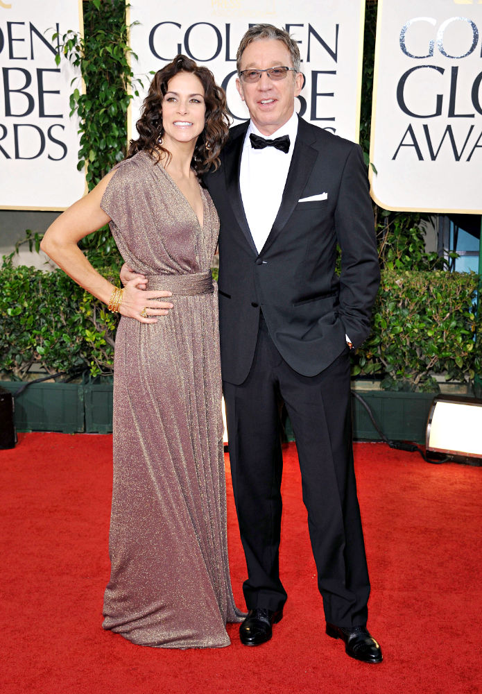 Jane Hajduk;Tim Allen;<br>68th Annual Golden Globe Awards - Arrivals