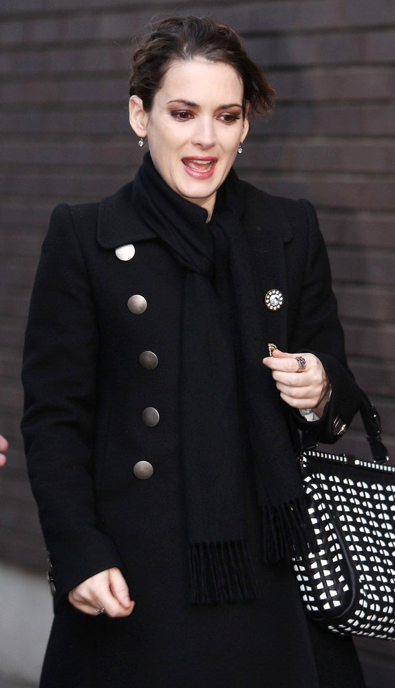 Winona Ryder;<br>Winona Ryder Outside The ITV Studios