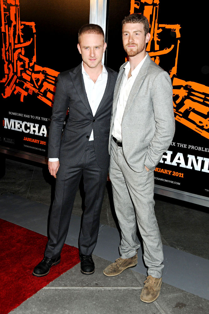 Ben Foster;Jon Foster;<br>The Los Angeles Premiere of 'The Mechanic' - Arrivals