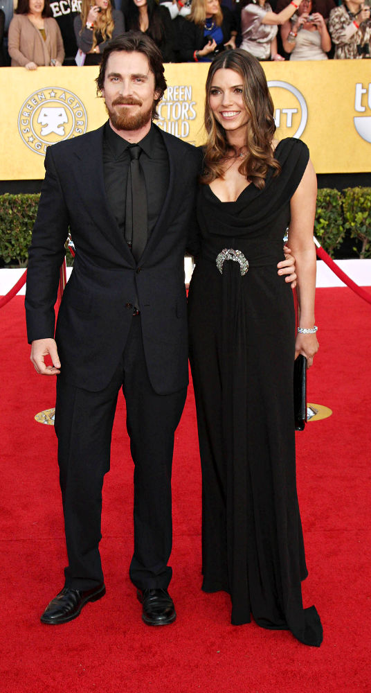 Christian Bale;Sibi Blazic;<br>The 17th Annual Screen Actors Guild Awards (SAG Awards 2011) - Arrivals