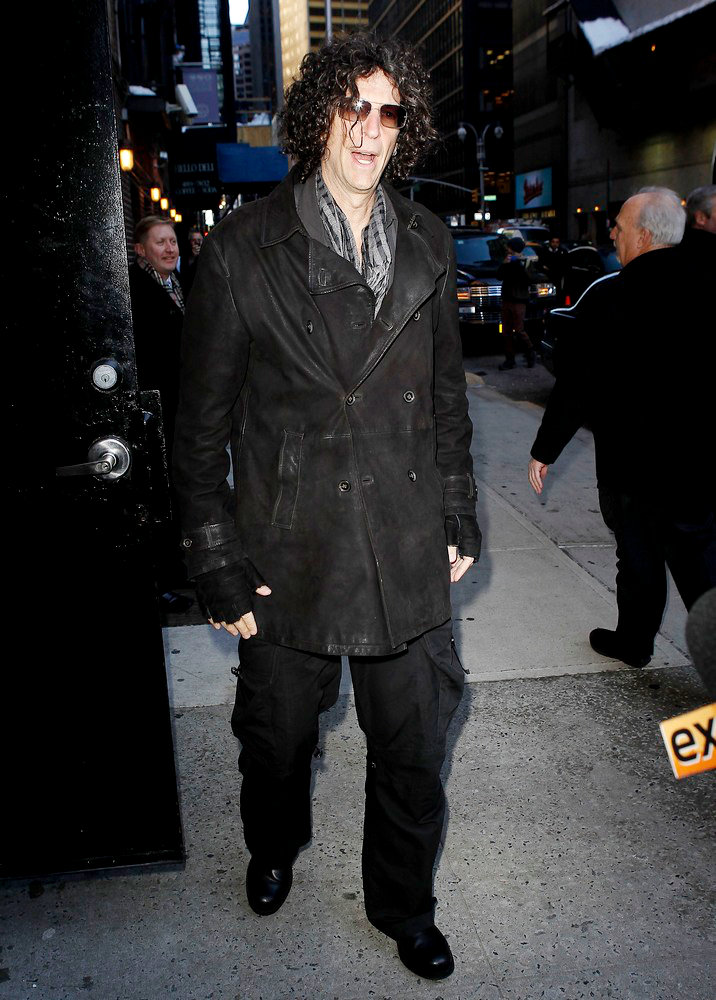 Howard Stern;<br>Howard Stern at The Ed Sullivan Theater for 'The Late Show with David Letterman'