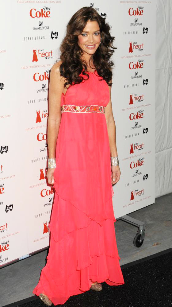 Denise Richards;<br>Mercedes-Benz IMG New York Fashion Week Fall 2011 - The Heart Truth's Red Dress Collection