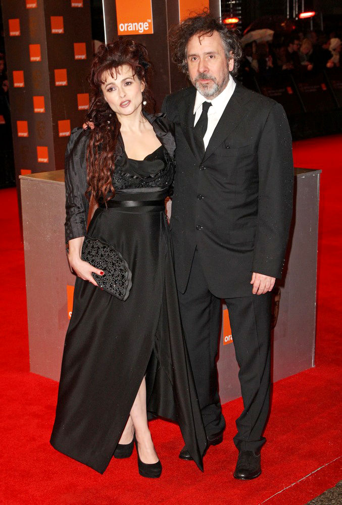 Helena Bonham Carter;Tim Burton;<br>2011 Orange British Academy Film Awards (BAFTAs) - Arrivals
