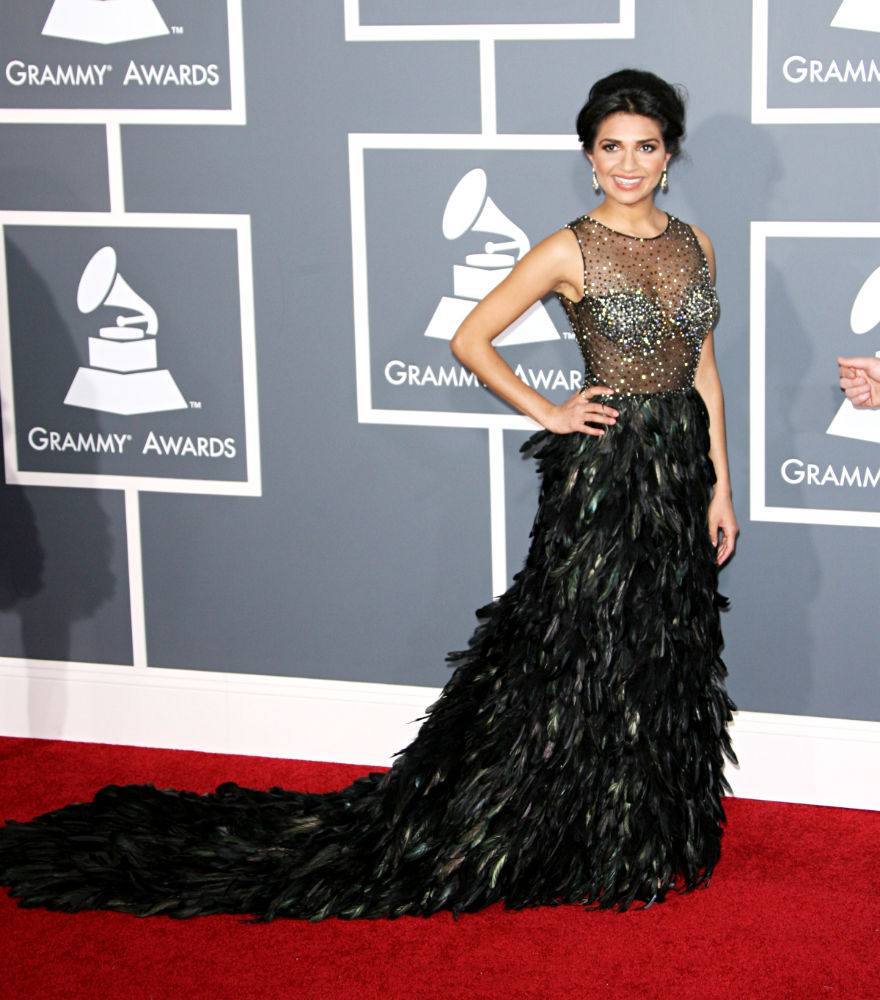Nadia Ali;<br>The 53rd Annual GRAMMY Awards - Red Carpet Arrivals