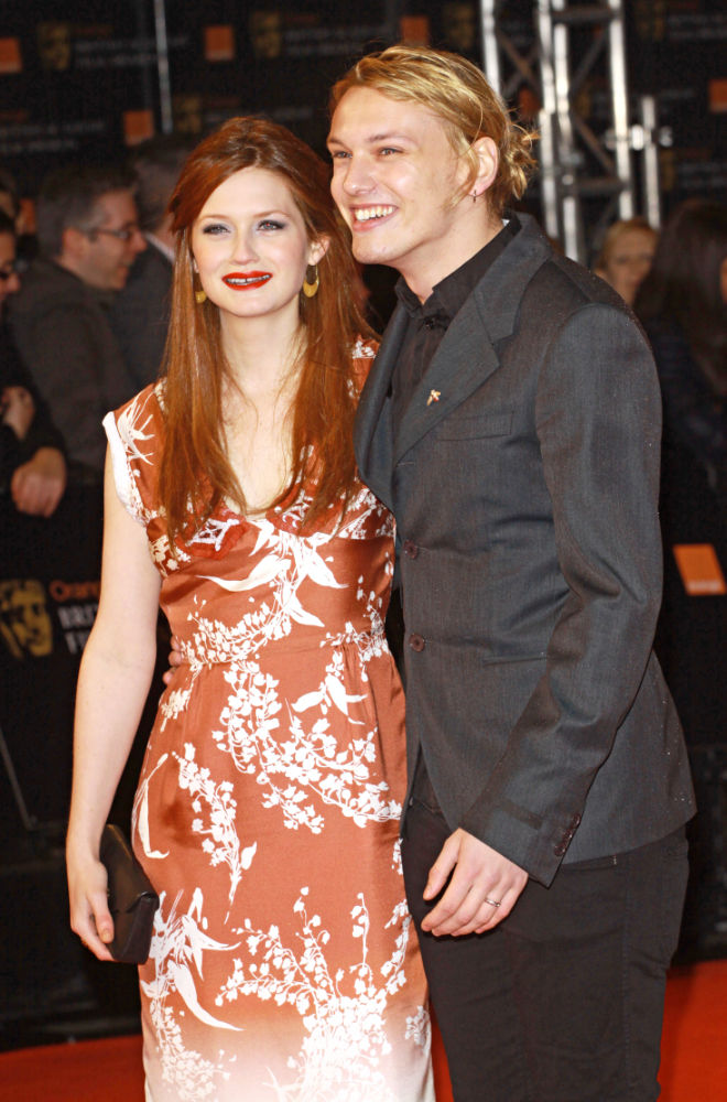 Bonnie Wright;Jamie Campbell Bower;<br>2011 Orange British Academy Film Awards (BAFTAs) - Arrivals