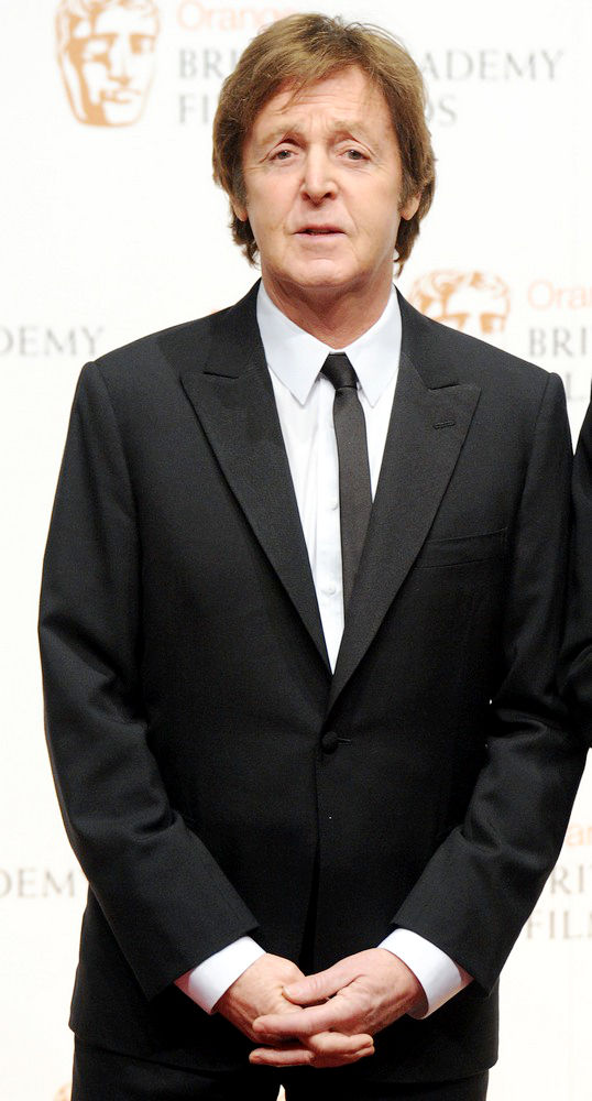 Paul McCartney;<br>2011 Orange British Academy Film Awards (BAFTAs) - Press Room