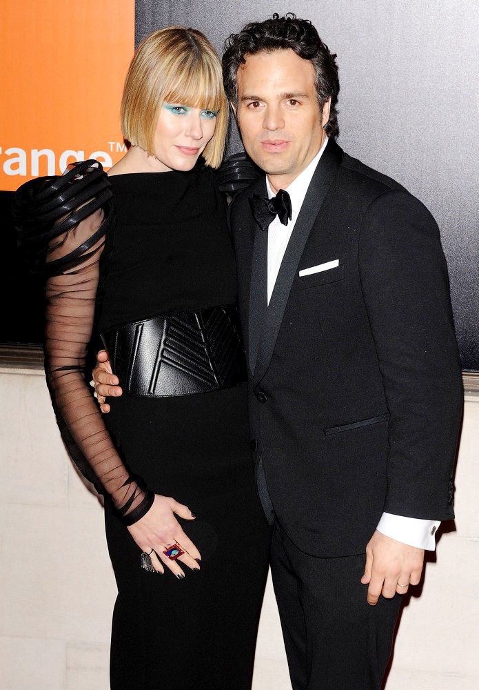 Sunrise Coigney;Mark Ruffalo;<br>2011 Orange British Academy Film Awards (BAFTAs) - Arrivals