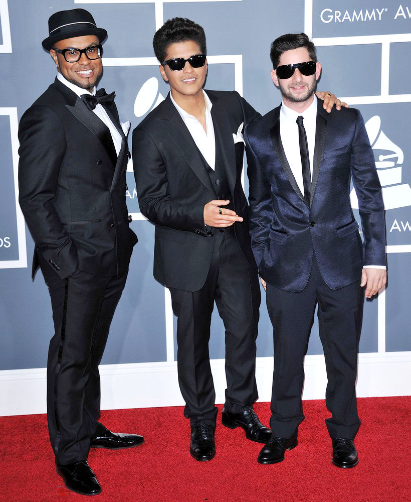 Bruno Mars;The Smeezingtons;<br>The 53rd Annual GRAMMY Awards - Red Carpet Arrivals