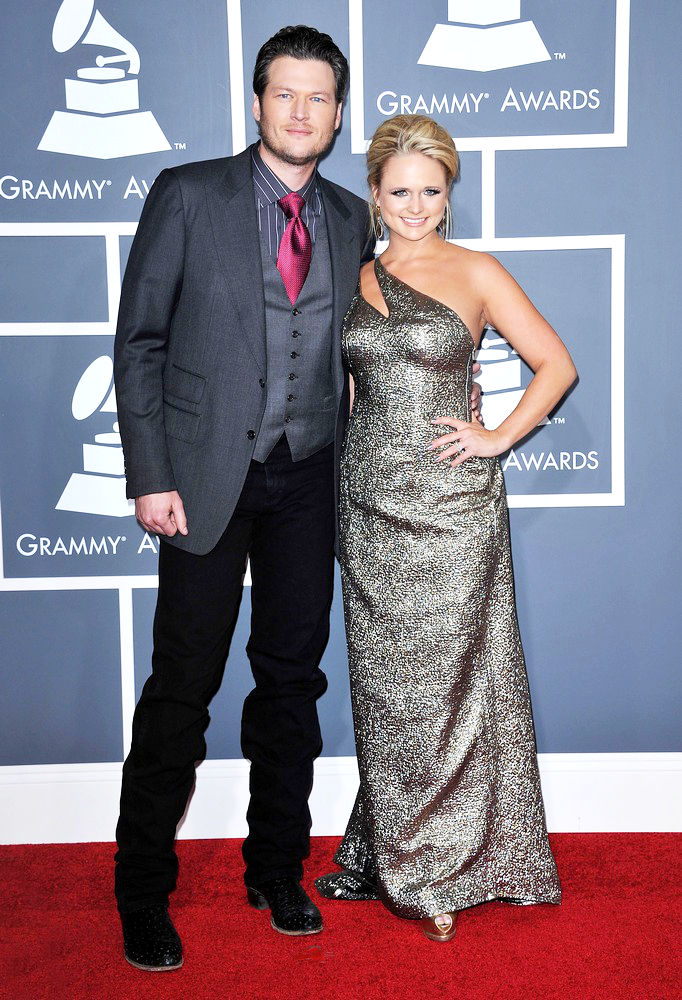 Blake Shelton;Miranda Lambert;<br>The 53rd Annual GRAMMY Awards - Red Carpet Arrivals