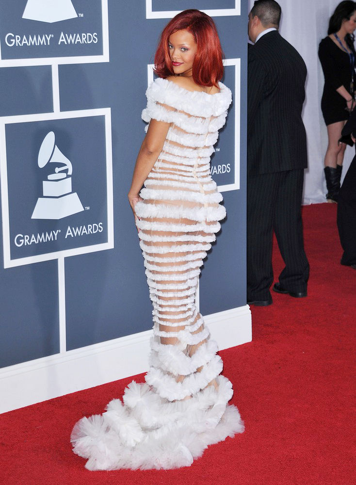 Rihanna;<br>The 53rd Annual GRAMMY Awards - Red Carpet Arrivals